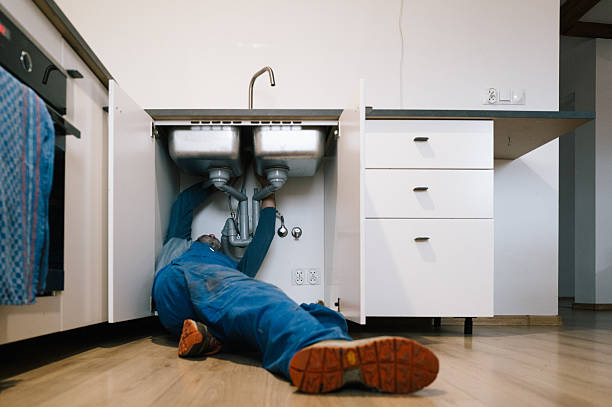 Professional Plumbing technician working in Buxton, ME